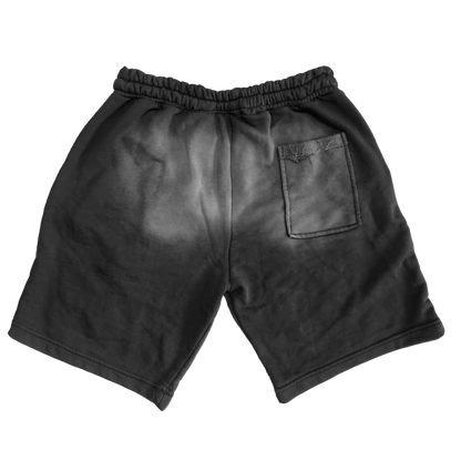 Onirique Blanco Washed Shorts Black