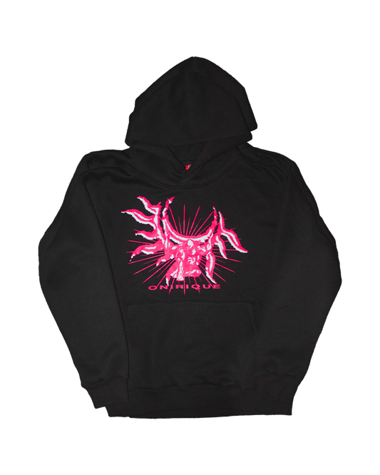 Onirique Carry the Moon Hoodie Black