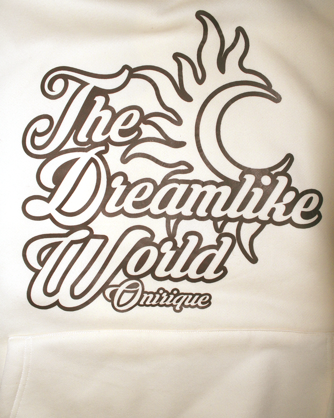 Onirique The Dreamlike World Hoodie Beige